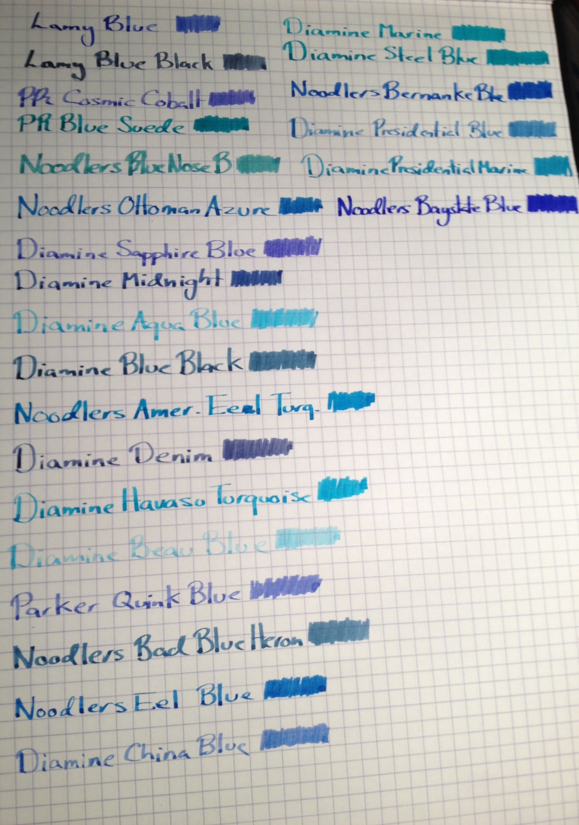 diamine majestic blue