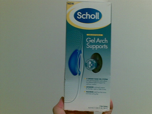 scholl gel arch support