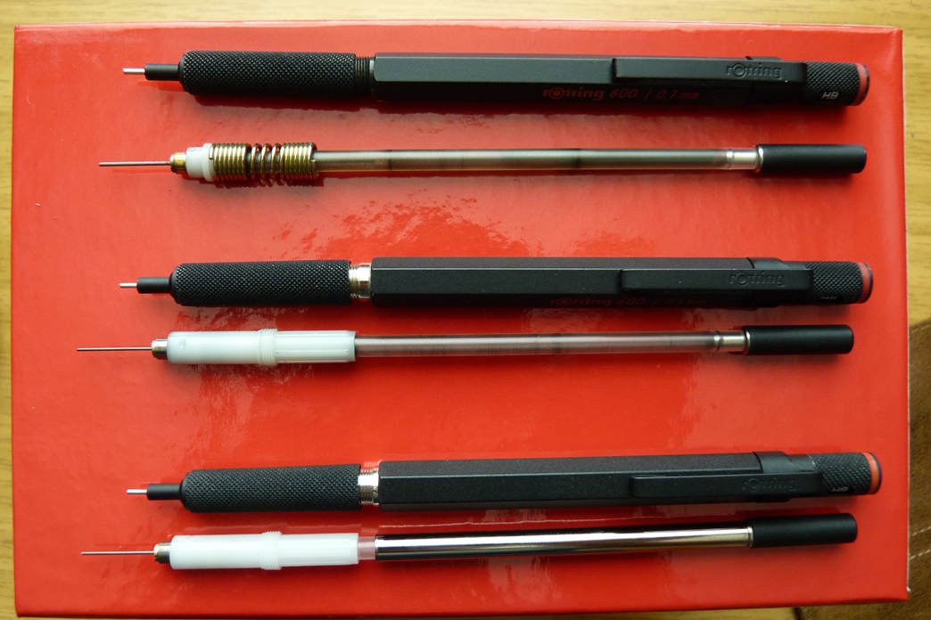 My Rotring 600 Mech Pencils It Writes, But It Is Not A Fountain Pen