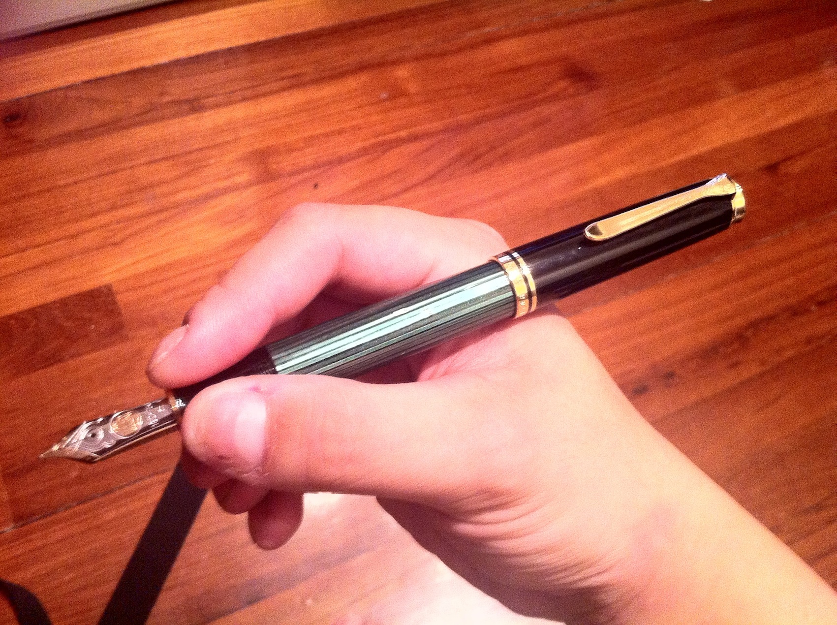 Holding The Pelikan M1000 - Pelikan - The Fountain Pen Network