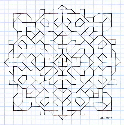 graph paper drawing ideas