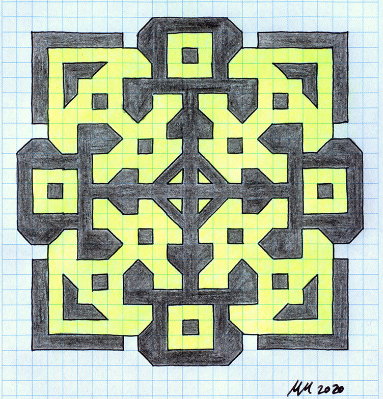 graph paper drawing