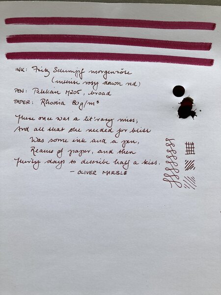 FS morgenröte, writing sample