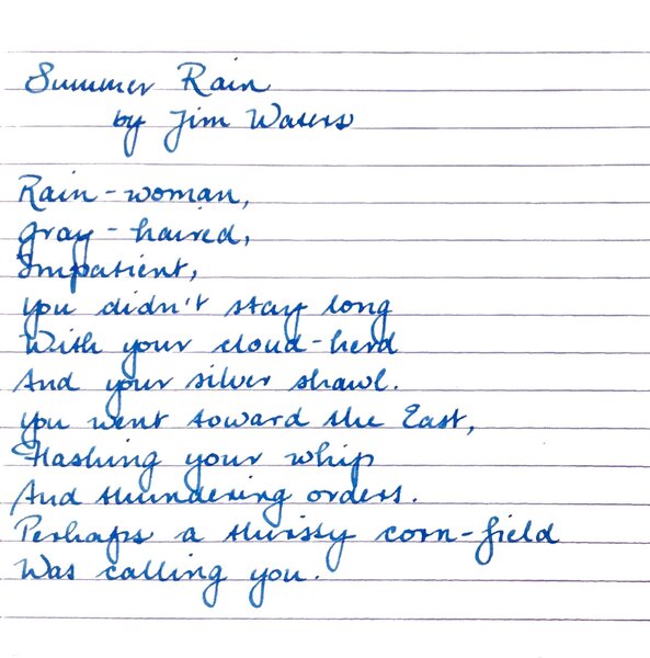 Summer Rain, by Jim Waters