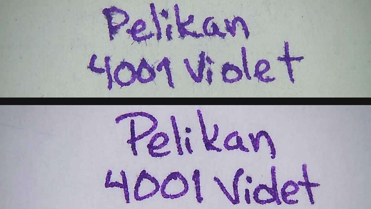 EFNIR: Pelikan 4001 Violet - Ink Reviews - The Fountain Pen Network