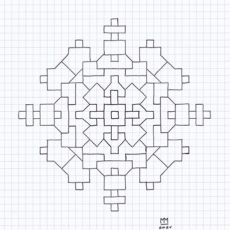 graph paper drawing