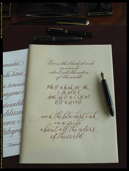 Montblanc 149 Calligraphy, Even the blackest ink ©FP.jpg