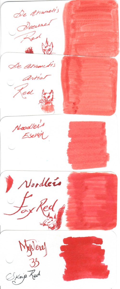 Noodler's - Cayenne - Ink Review — Duck's Doodles