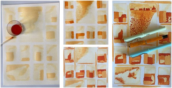 diamine 150 II - golden honey - collage.jpg