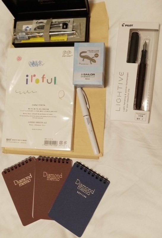 Fountain Pen Day 2023 in Japan loot.jpg