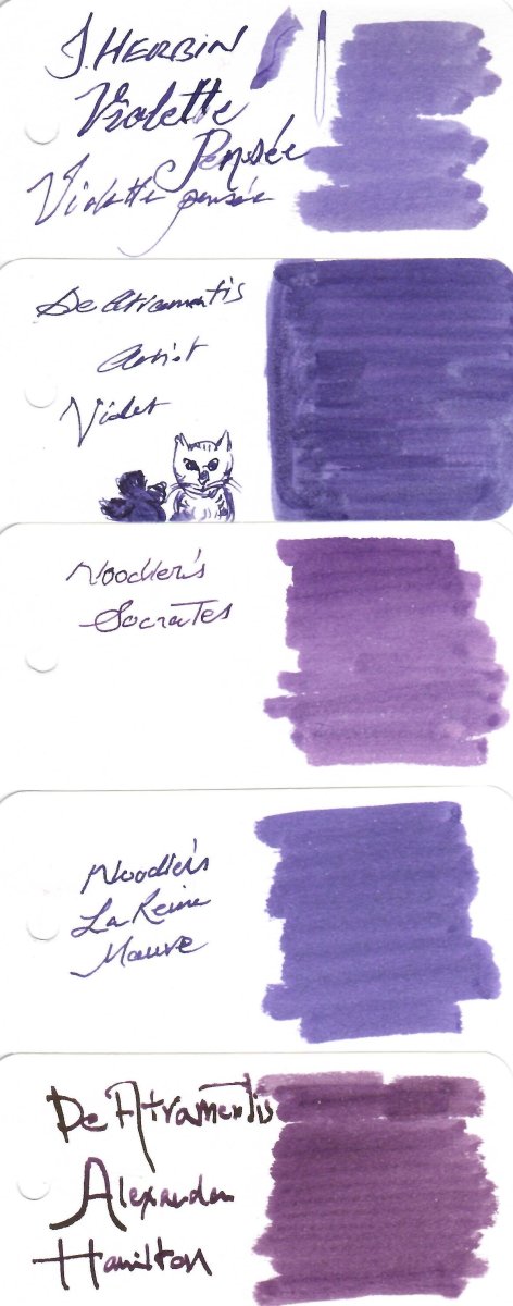 Noodlers Fountain Pen Ink La Reine Mauve