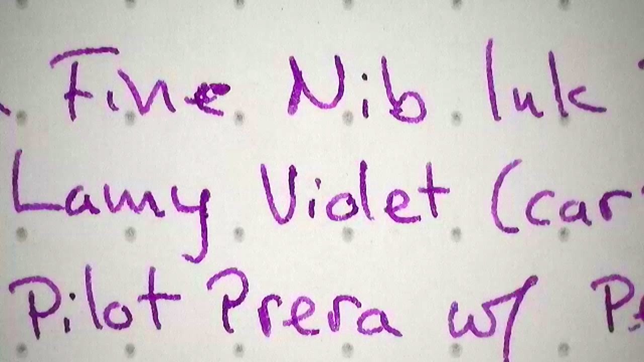 Extra Fine Nib Ink Reviews (17 of n)