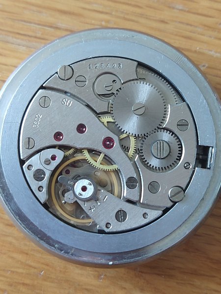 Sekonda Molniya 3602 pocket watch movement