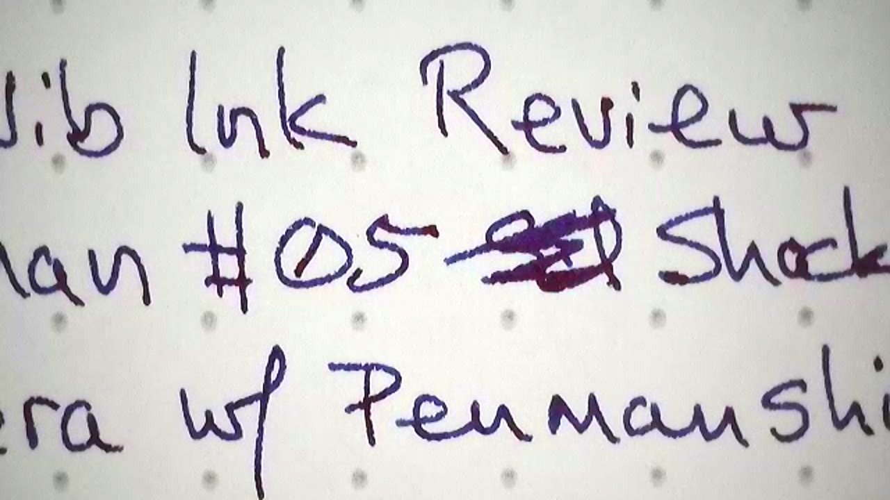 Extra Fine Nib Ink Reviews (18 of n)