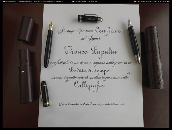 Montblanc 149 The Origin, Certificato perdita di tempo ©FP.jpg