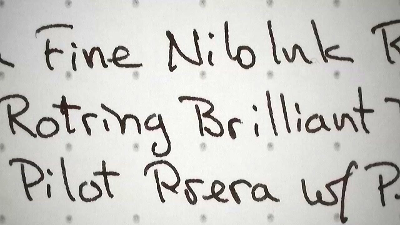 Extra Fine Nib Ink Reviews (19 of n)