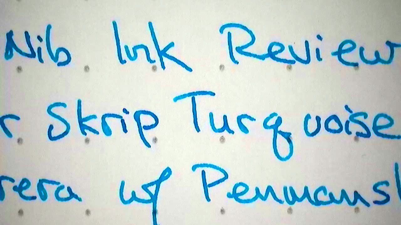 Extra Fine Nib Ink Reviews (18 of n)