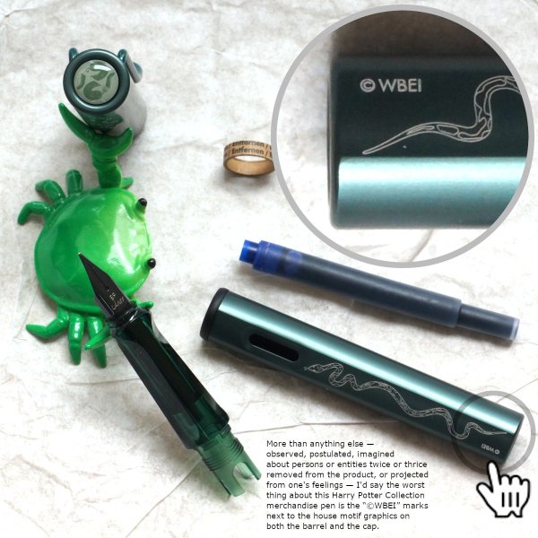 LAMY AL-star Slytherin disassembled