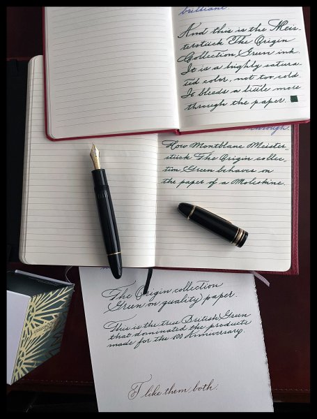 Montblanc The Origin Collection Green ink.jpg