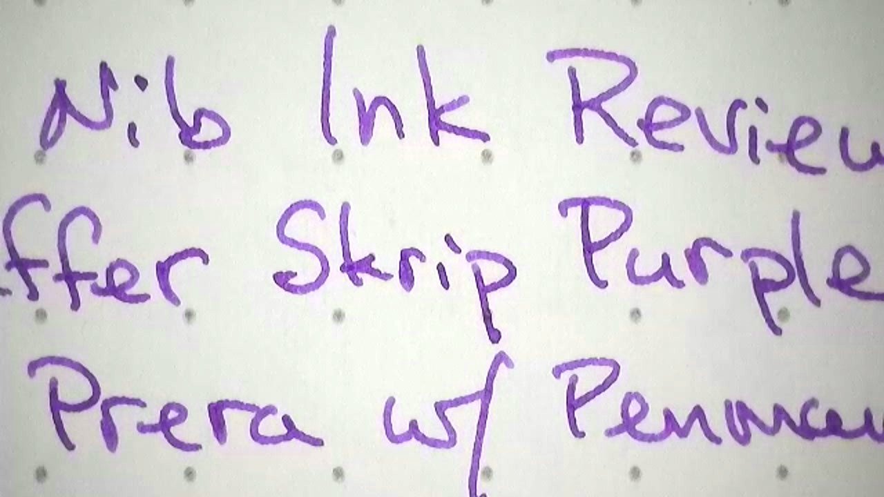 Extra Fine Nib Ink Reviews (19 of n)