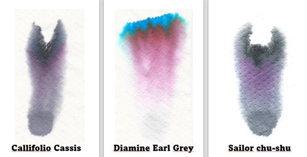 chus shu vs cassis vs earl grey - chromatography.jpg