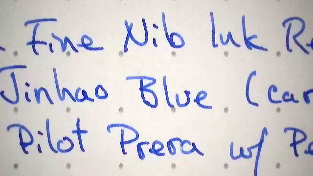 Extra Fine Nib Ink Reviews (19 of n)