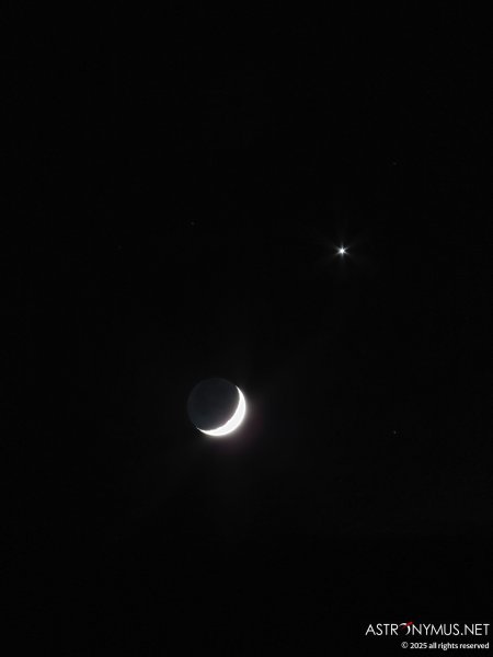 Moon and Venus