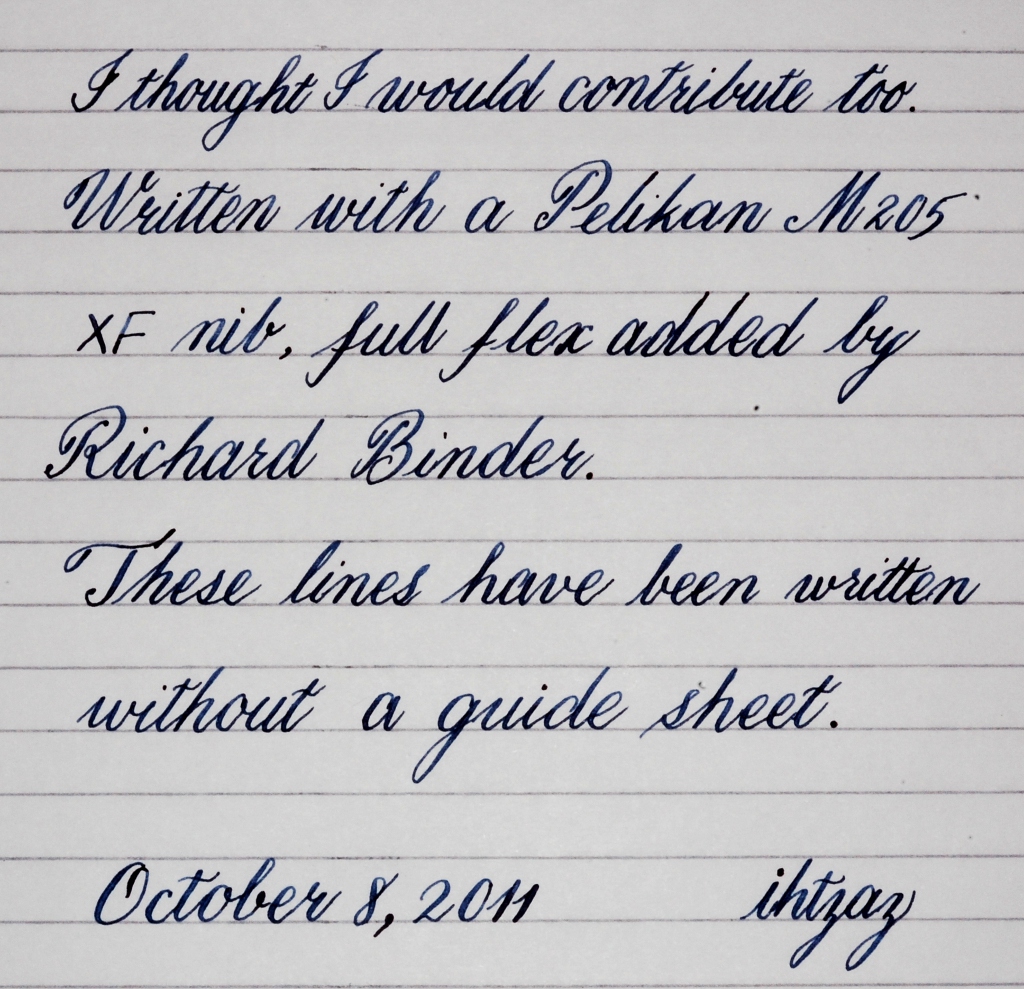 Copperplate With A Fountain Pen - Page 3 - Calligraphy Discussions ...