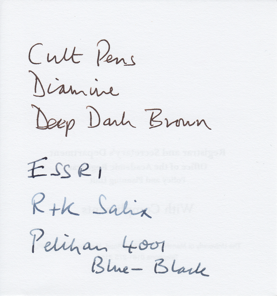 Cult Pens Diamine Deep Dark Brown 