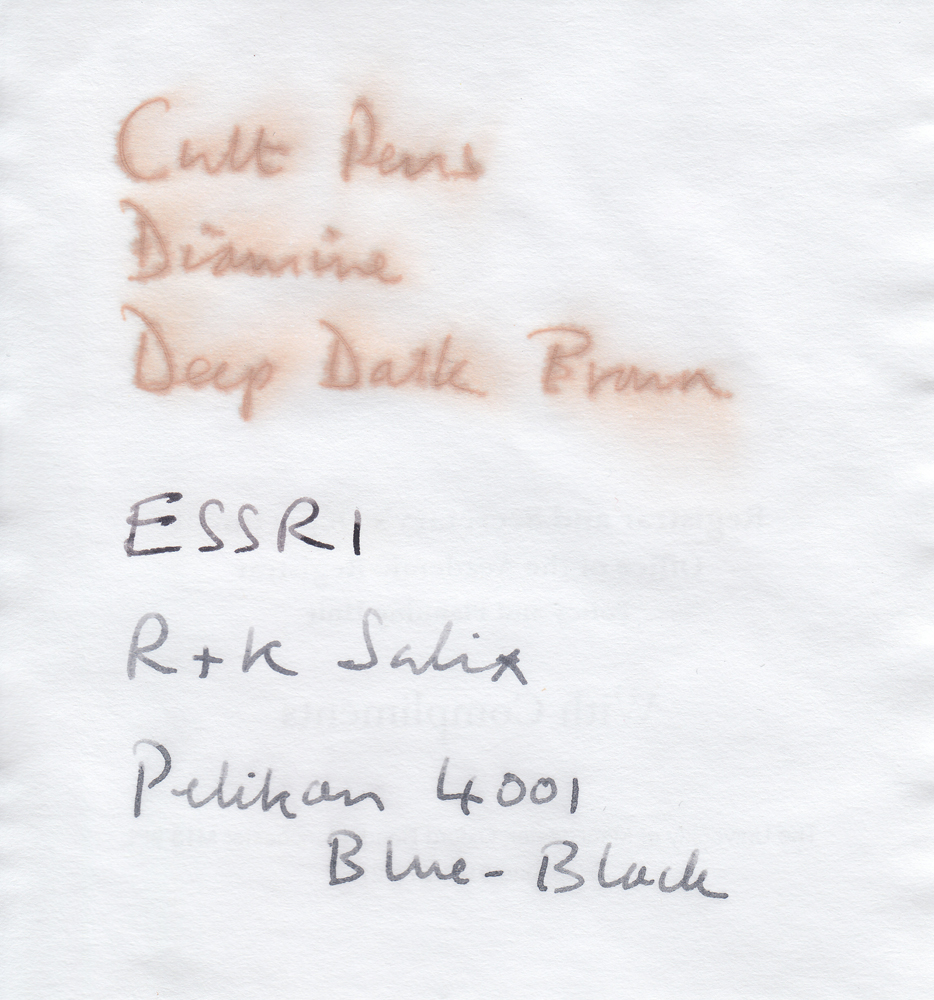 Gourmet Pens: Cult Pens Diamine Deep Dark Brown Ink