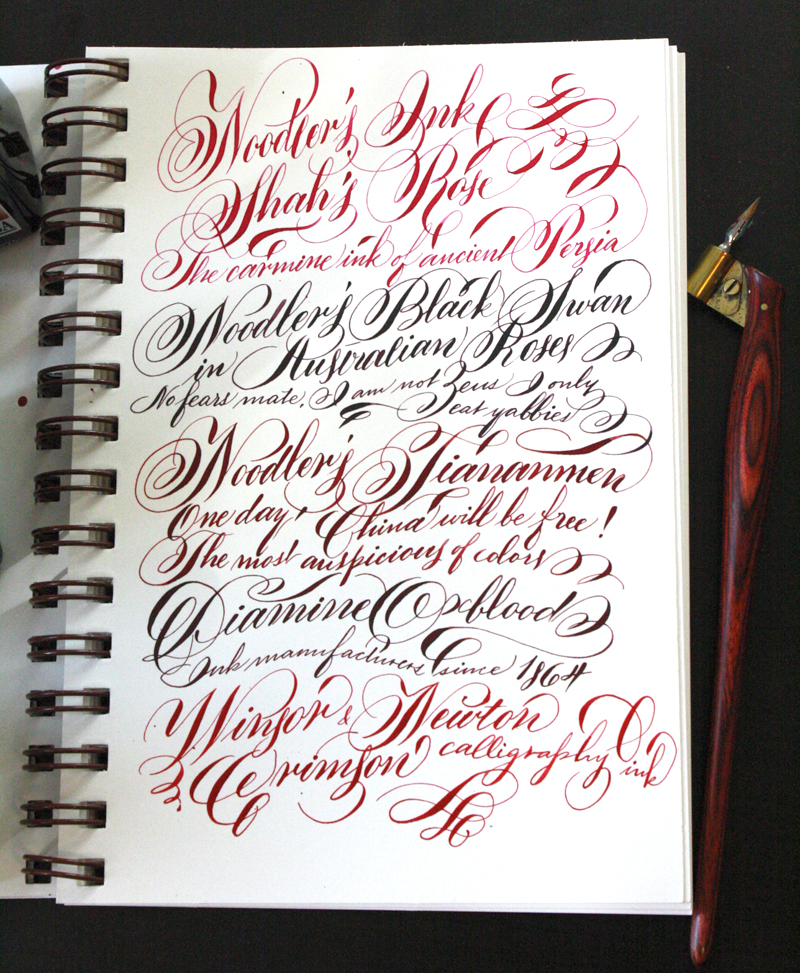 Some Reddish Brown  Or, If You Prefer, Brownish Red Inks - Ink  Comparisons - The Fountain Pen Network