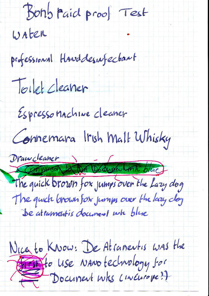 Ink Review: DeAtramentis Artist Green, Brown, Black - The Well-Appointed  Desk