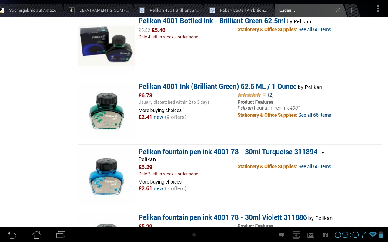 Pelikan 4001 Brilliant Green - Ink Reviews - The Fountain Pen Network