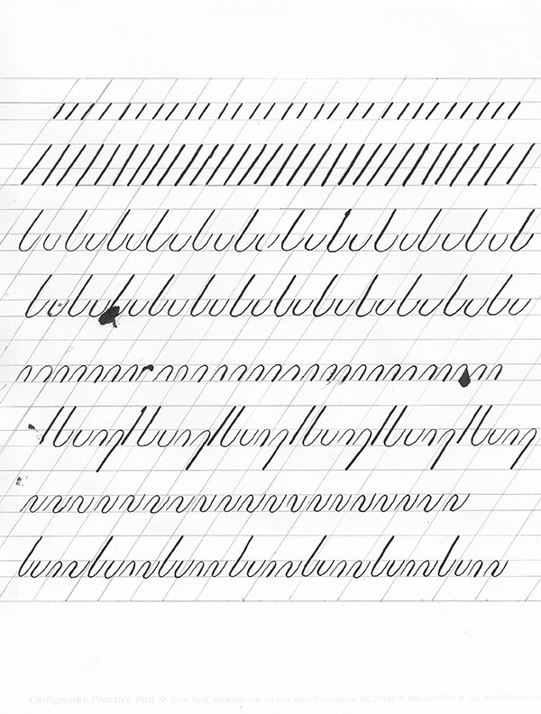 Learning Copperplate - Pointed Pen Calligraphy - The Fountain Pen Network