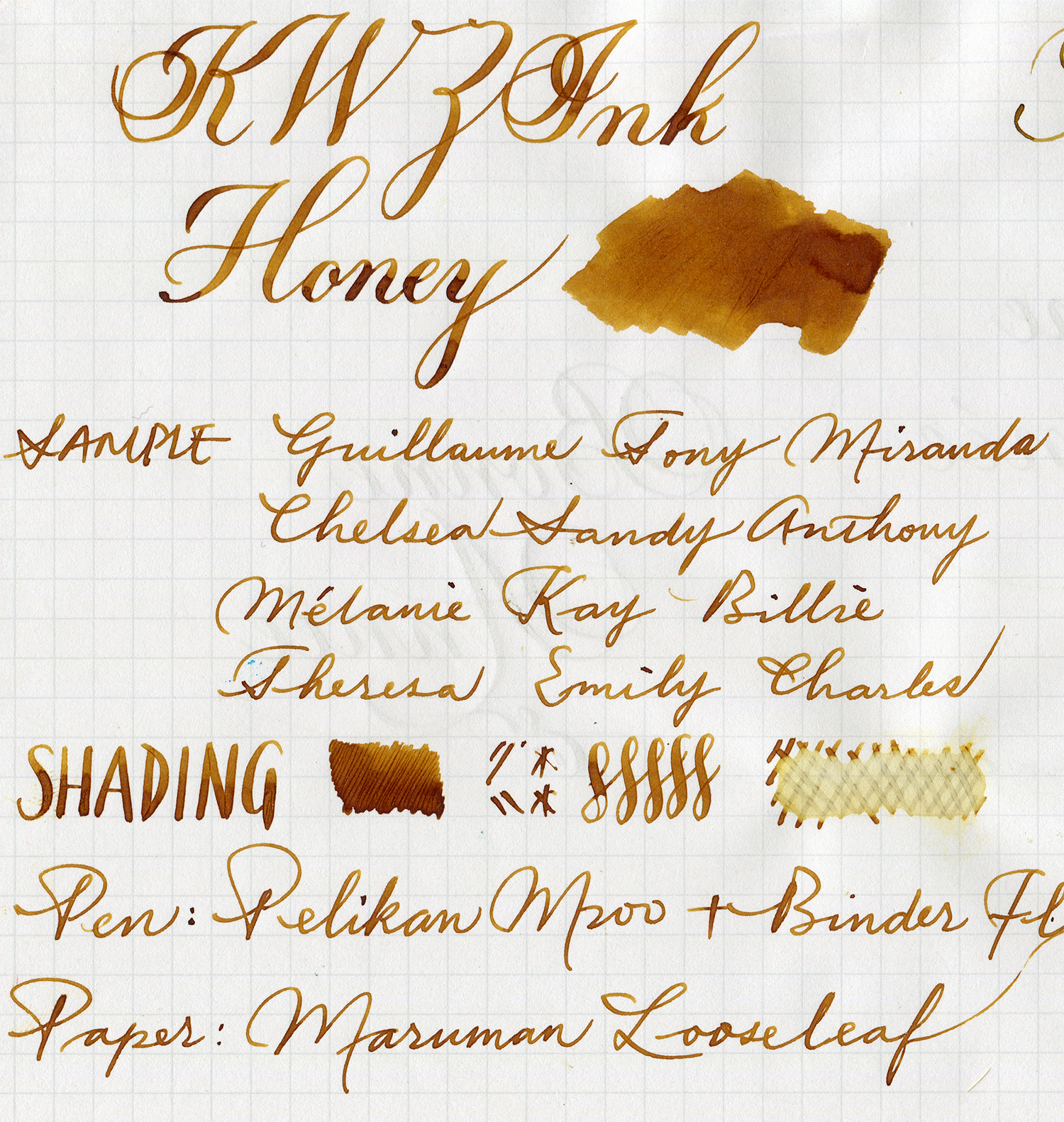 A Study In Gold: Comparison Of Several gold Inks - Ink