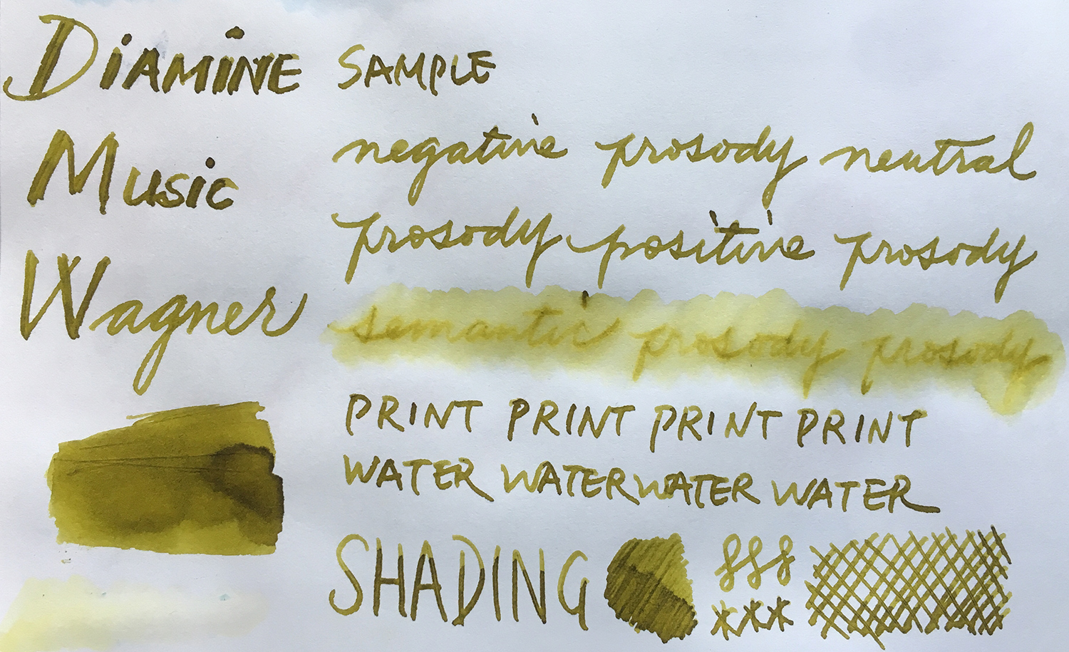 Diamine Music Set Wagner - Ink Reviews - The Fountain Pen Network