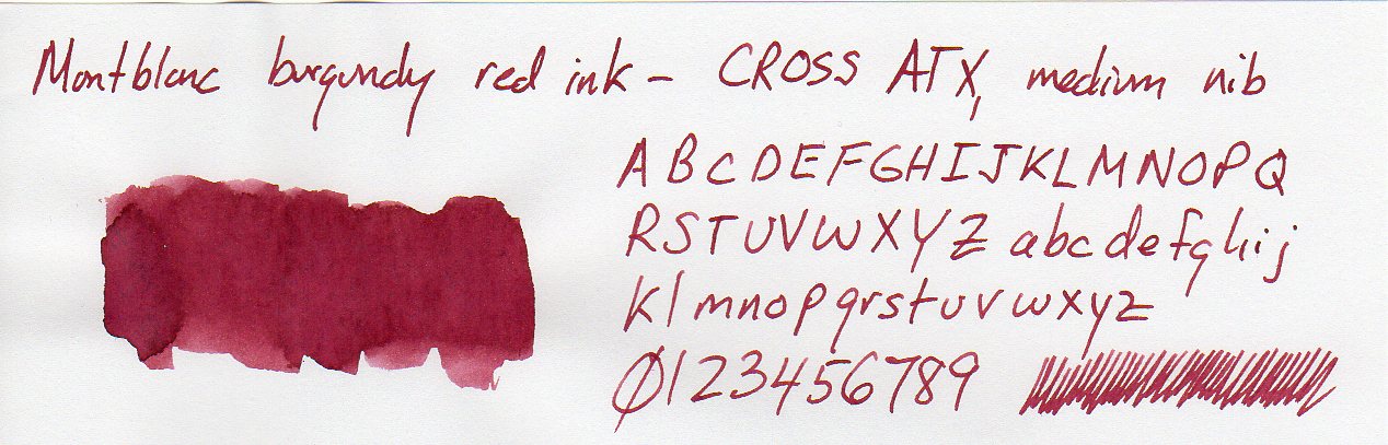 Pif Montblanc Burgundy bordeaux Ink Giveaway Pay It Forward