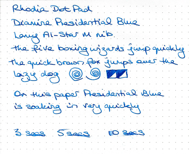 Diamine Fountain Pen Ink - Presidential Blue - 30mL – Yoseka
