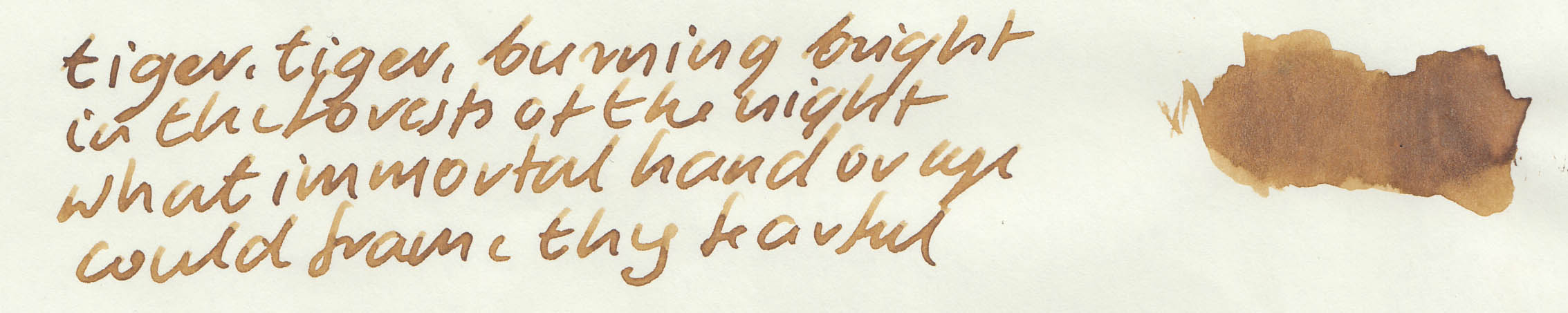 thINKthursday – Diamine Golden Brown