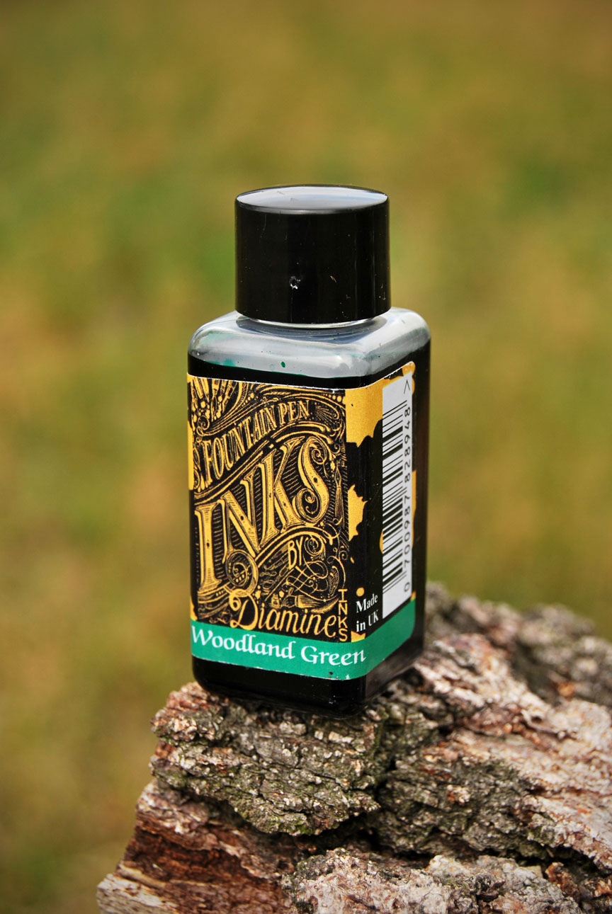 Ink Review #1259: Diamine Woodland Green — Mountain of Ink