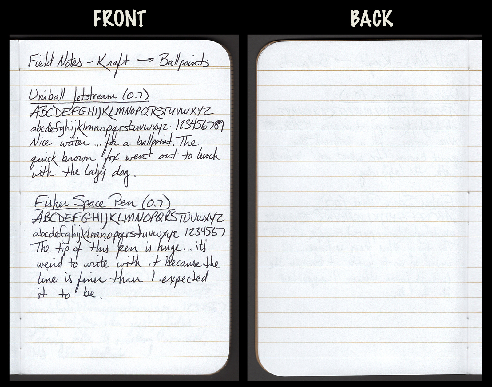 Mega Monster Review: Pocket Notebooks, Part 21 - Field Notes