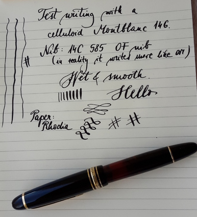 Montblanc outlet om nib