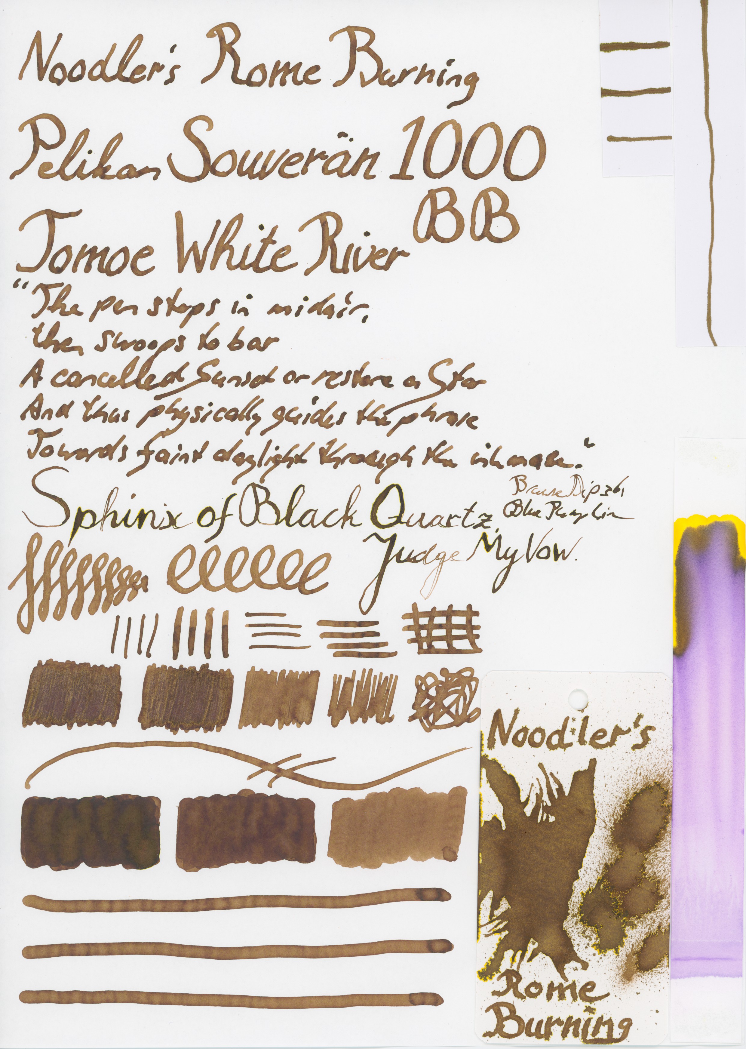 inkxperiment : Noodler's Rome Burning – inkxplorations