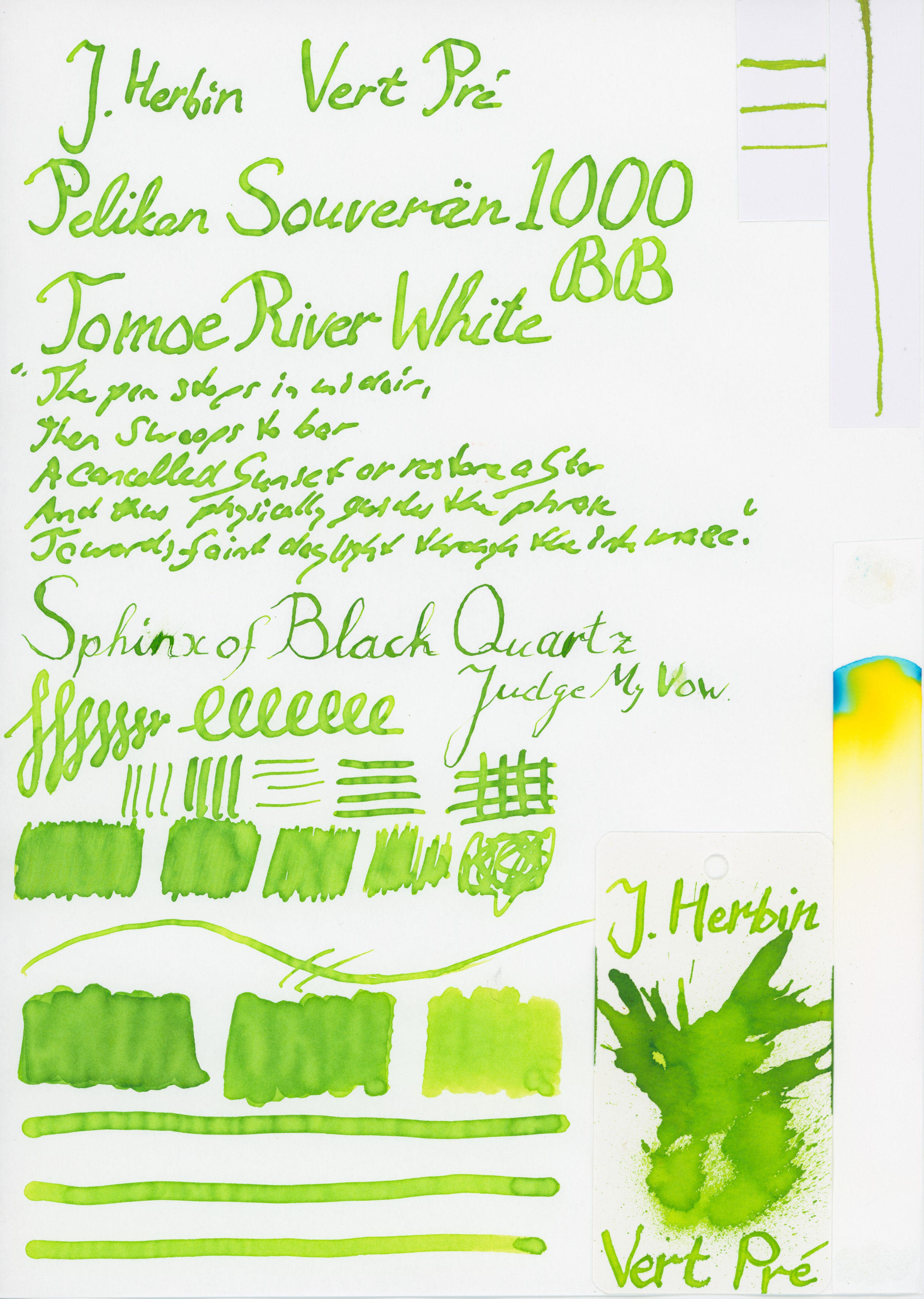 Five J. Herbin Inks: An Overview — The Pen Addict