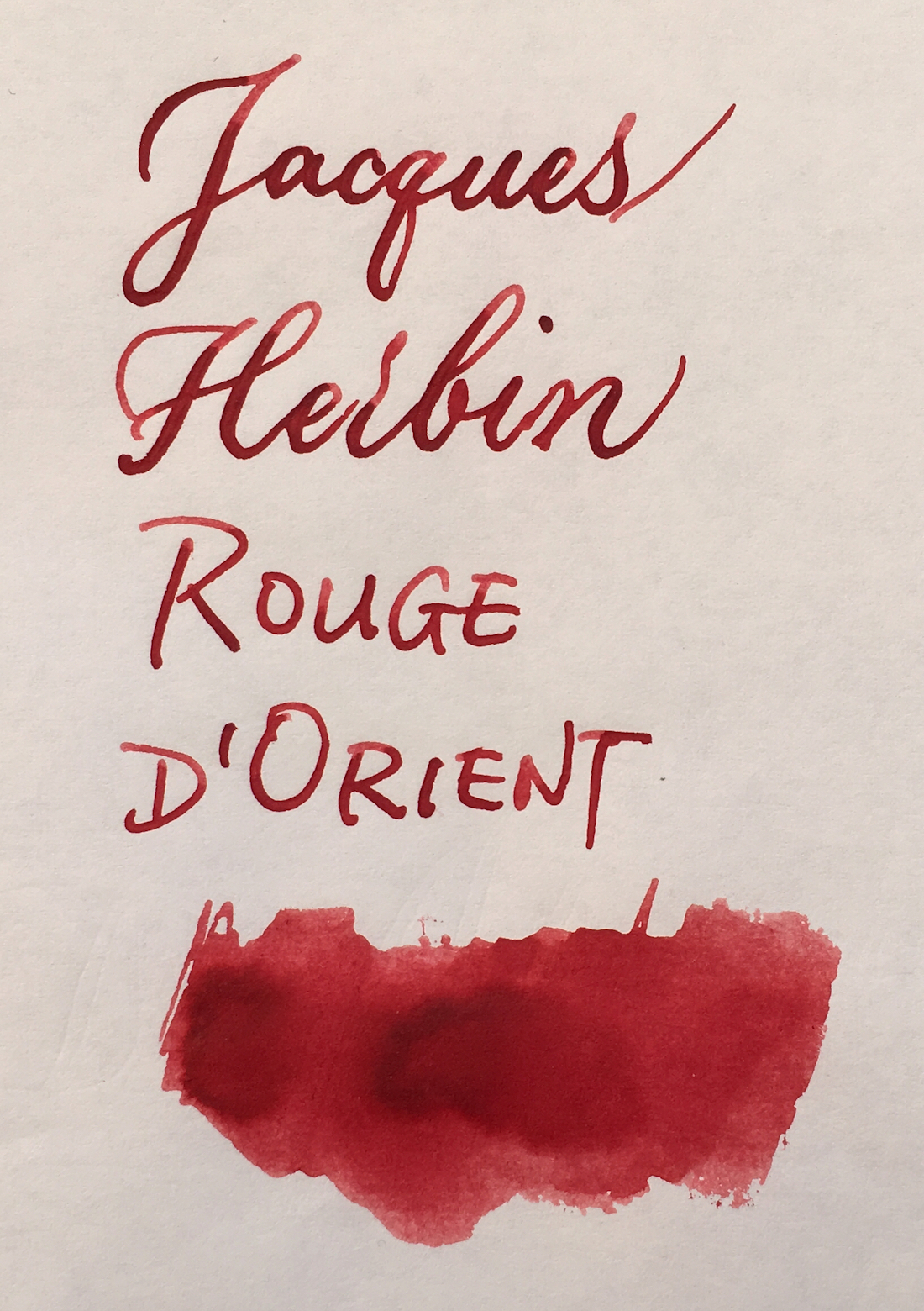 J. Herbin Rouge Grenat - Ink Reviews - The Fountain Pen Network