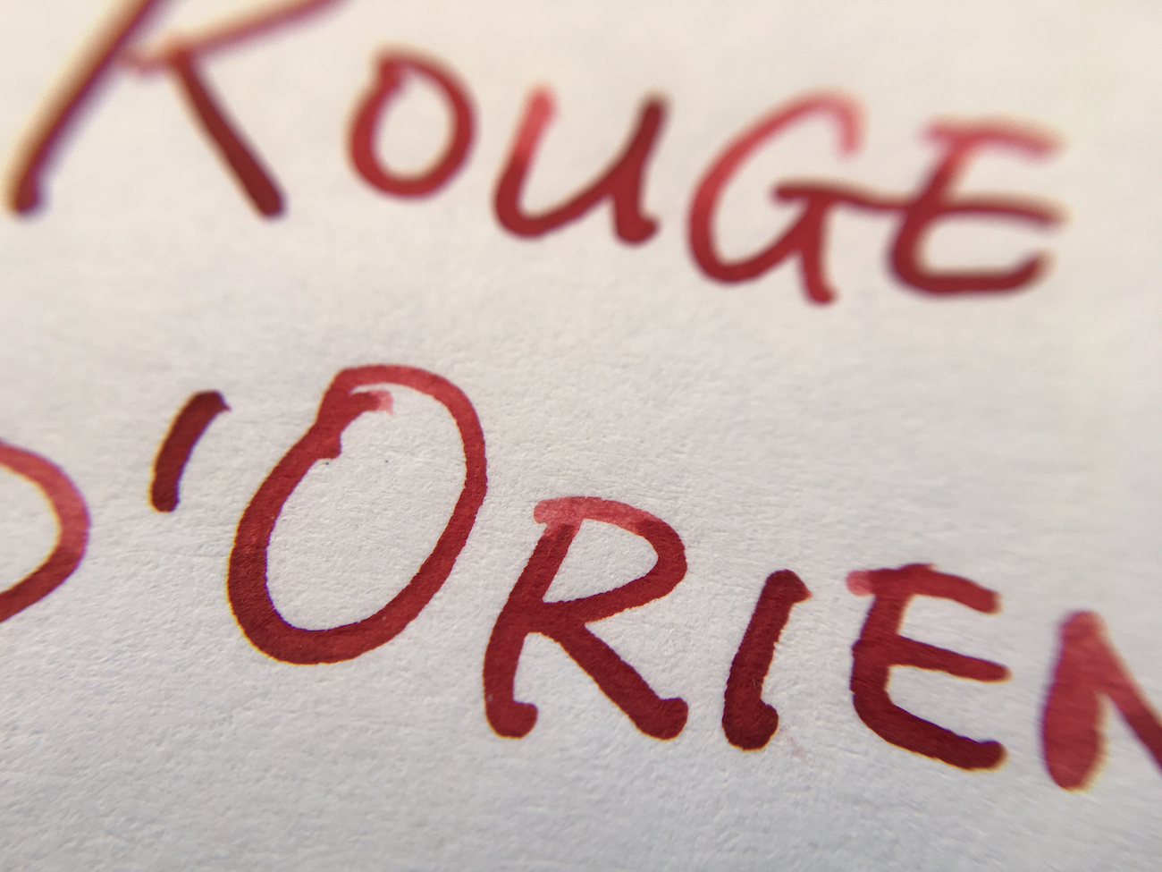Jacques Herbin Rouge D'orient - Ink Reviews - The Fountain Pen Network