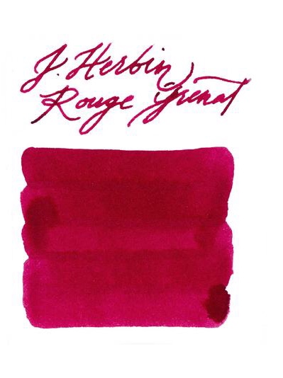 NID : Herbin Rouge Grenat. This is my favorite red ink from now on. What  are your favorite red inks? : r/fountainpens