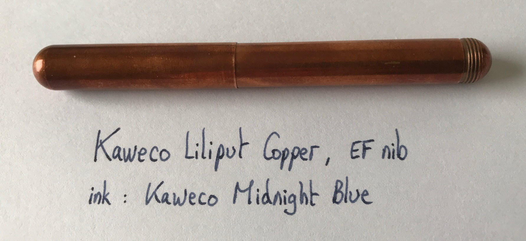 Kaweco Liliput Brass Wave Fountain Pen