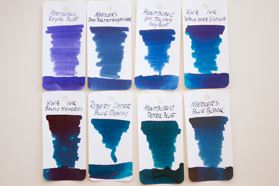 Ink Review #568: Montblanc Petrol Blue — Fountain Pen Pharmacist