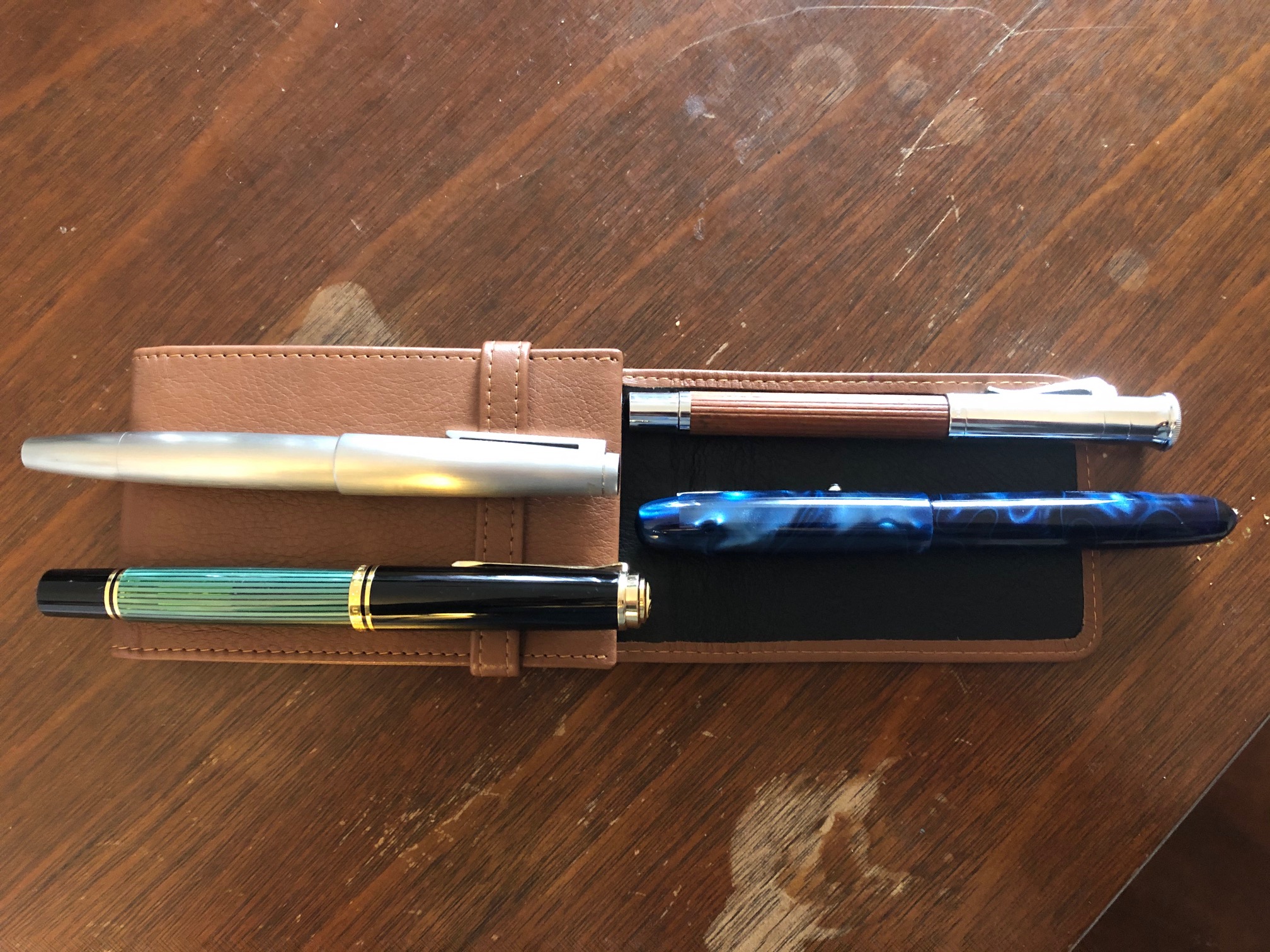 Pilot Parallel Fountain Pen - Blue, 6.0mm - The Goulet Pen Company